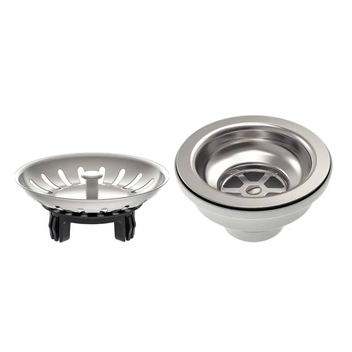 Tramontina Alpha 116x50cm 2C 34 R Stainless Steel Inset Sink with Pre-polished Finish