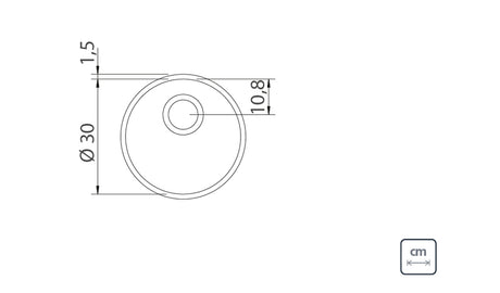 Tramontina Mirror polishing stainless steel bowl Ø30 cm