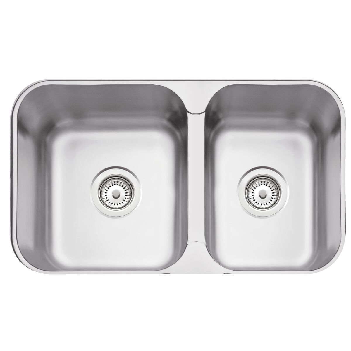 Tramontina Isis 69x40cm 2C 34-28 BS Stainless Steel Satin Finish Bowl for Top Mount or Undermount with Drainer