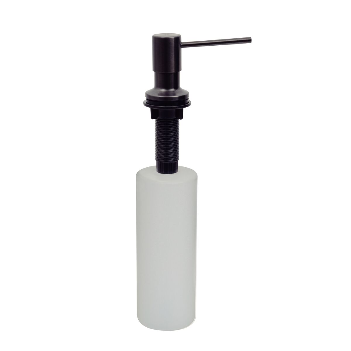 Tramontina Stainless Steel Black Soap Dispenser with Plastic Container 500 ml and PVD coating