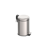 Tramontina Stainless Steel Pedal Trash Bin with a Polished Finish and Removable Internal Bucket  (30 - 20 - 12 - 5 - 3 liters)
