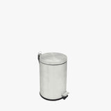stainless steel pedal trash bin and removable internal bucket 5 L