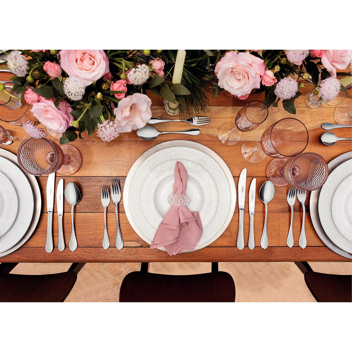 Tramontina Alicia 27cm Decorated Porcelain Dinner Plate