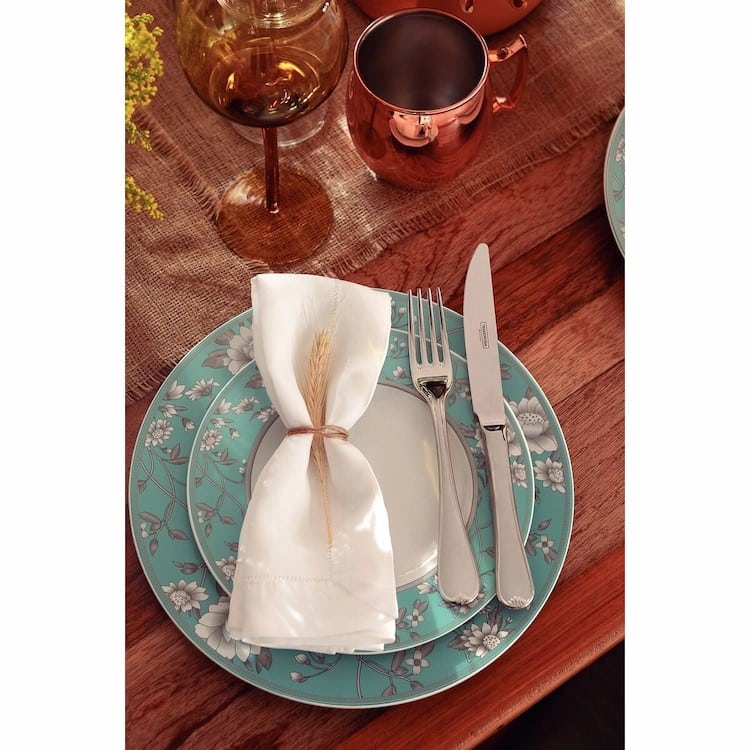Tramontina Helen 21cm Decorated Porcelain Dessert Plate