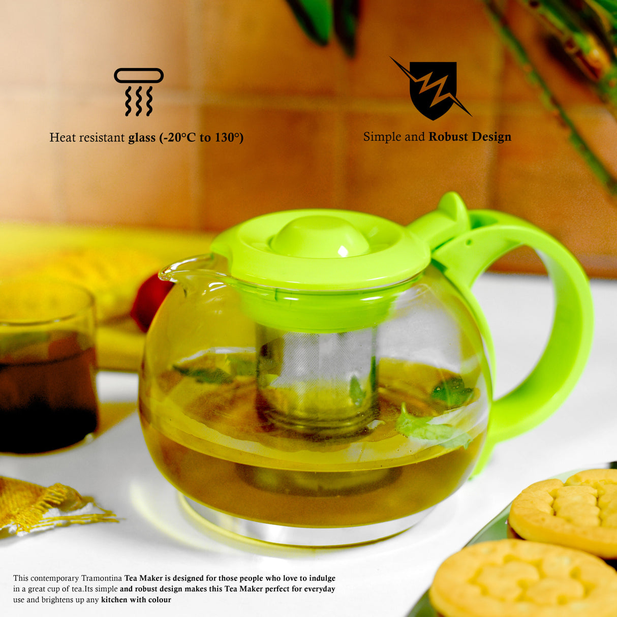 1600ML Tea Maker Plast