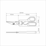 مقص منزلي مقاس 9 بوصات 