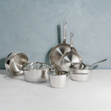 Tramontina 9 pcs Tempo Tri-Ply Base Stainless Steel Cookware Set