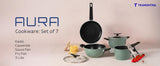 Tramontina Aura 7-Pieces Non-Stick Cookware Set – Sea Green