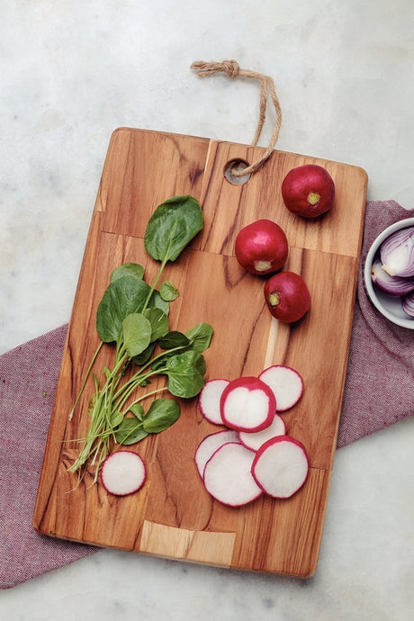 FSC Tramontina Kitchen 34x23,3 cm Rectangular Teak Wood Cutting Board