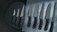 Tramontina Solutta Santoku Knife with Stainless-Steel Blade and Black Polycarbonate Handle 7"