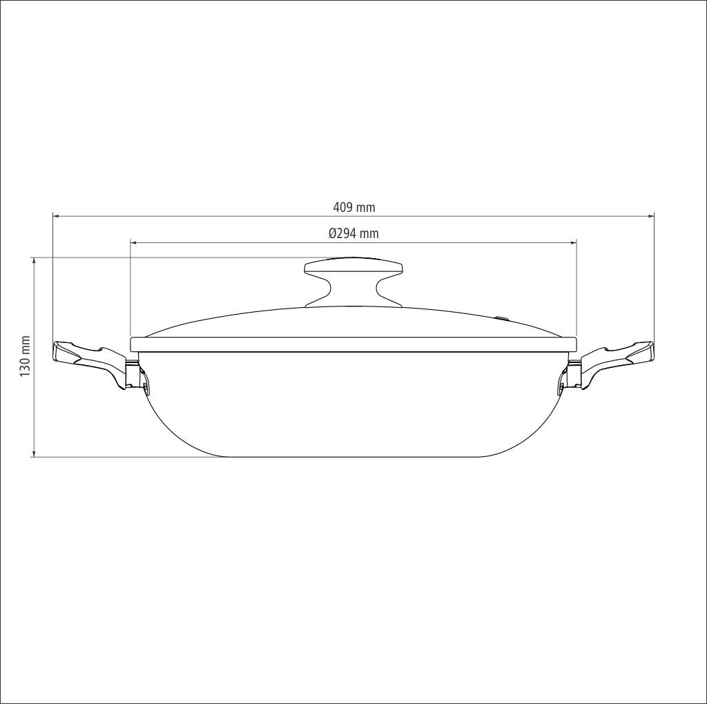 Tramontina - 32cm Wok Pot Loreto - Innovation Foodservice Worx