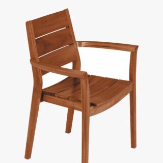 Toscana Wooden Chair With Arms Tramontina