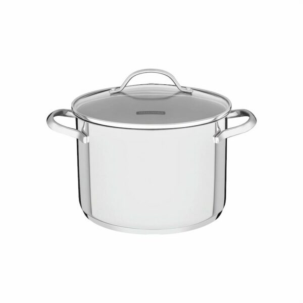 Tramontina Una 20cm 4.6L Stainless Steel Stock Pot with Tri-ply Bottom