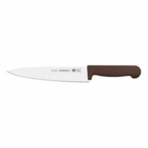 Tramontina Professional 10 Inches Meat Knife with Stainless Steel Blade and Brown Polypropylene Handle with Antimicrobial Protection