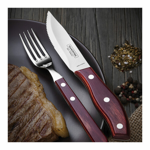 COLTELLO BISTECCA JUMBO POLYWOOD TRAMONTINA