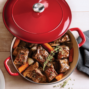 Tramontina Series 1000 5.5 Qt Red Enameled Cast Iron Covered Round Dutch Oven