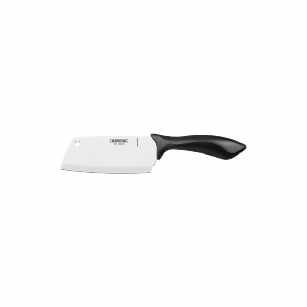 Affilata stainless steel 5" cleaver with black polypropylene handle