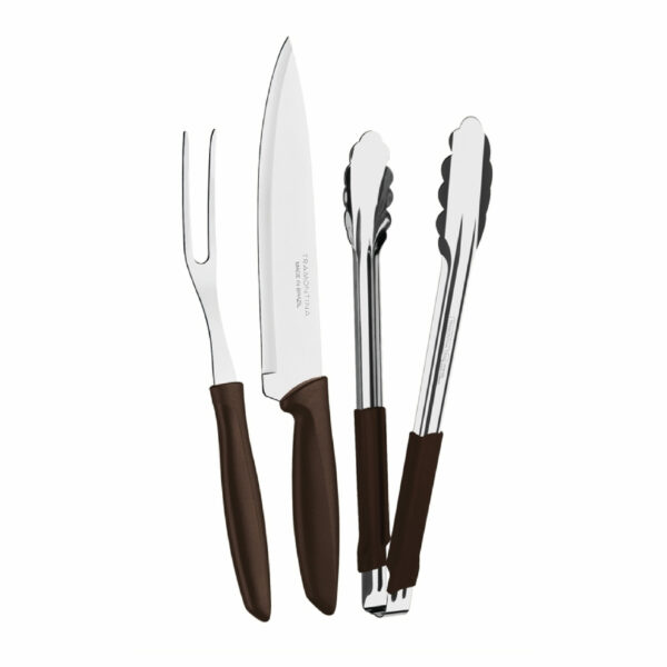 Churrasco BBQ 3 Pc Chef Knives and Grill Fork Set