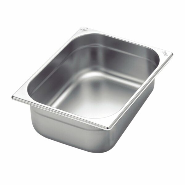 Tramontina GN 1/2 stainless steel food pan without handles, 150 mm deep - Steel 304