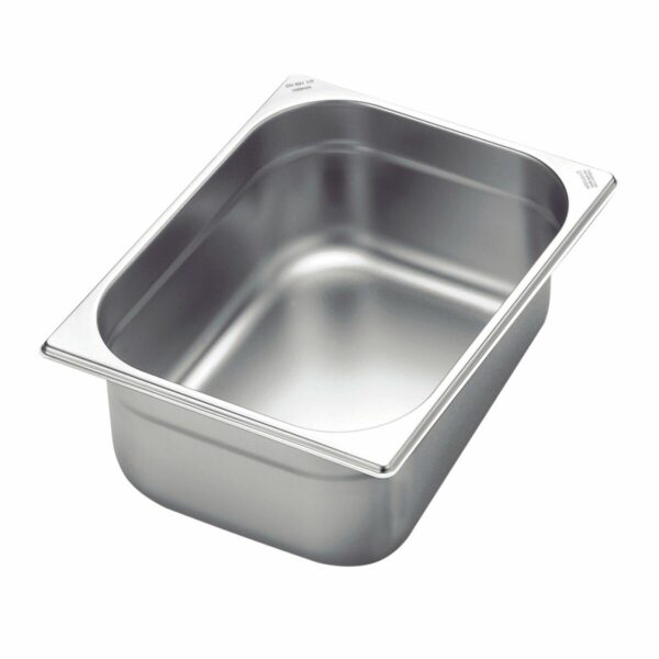 Tramontina GN 1/2 stainless steel food pan without handles, 180 mm deep - Steel 304