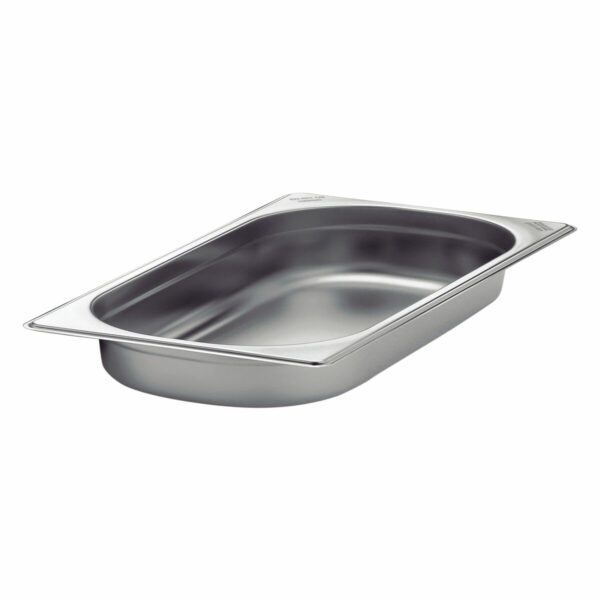 Tramontina GN 1/3 stainless steel food pan without handles, 20 mm deep -  Steel 304