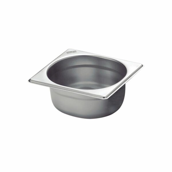 Tramontina GN 1/6 stainless steel food pan without handles, 65 mm deep - Steel 304